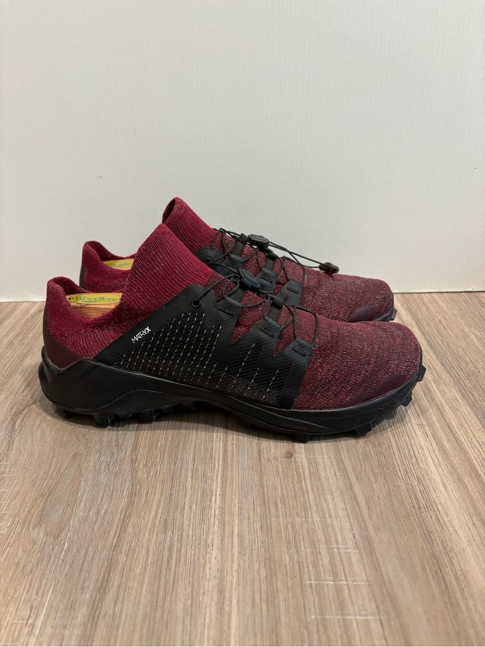 Salomon Speedcross Pro Trail Running Hiking Womens Size 10 Burgundy Black